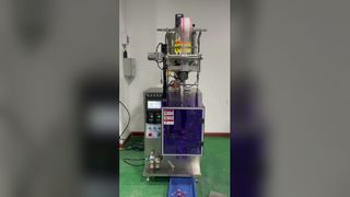 เครื่องบรรจุซอสอัตโนมัติ, ซีลด้านหลัง 10 กรัม, เครื่องทำความร้อนและการกวน, น้ำสลัดซอสมะเขือเทศ