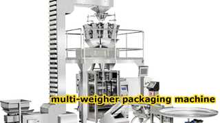 เครื่องบรรจุอาหารสัตว์เลี้ยง VFFS Multihead Weigher