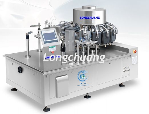 เครื่องบรรจุต้ม Tofu Doypack ที่สามารถปรับแต่งได้ ด้วยระบบสูบอัตโนมัติ